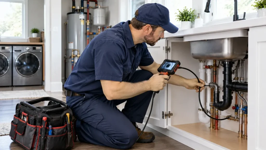 Professional plumber providing residential plumbing services in Shady Side MD
